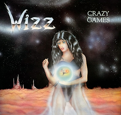 WIZZ - Crazy Games (1984, Sweden)  album front cover vinyl record
